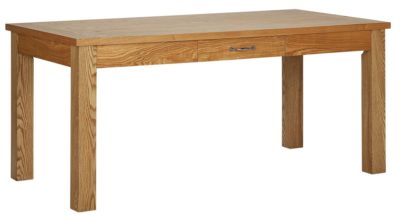 Heart of House - Farnham Oak Veneer - Dining Table with Drawer